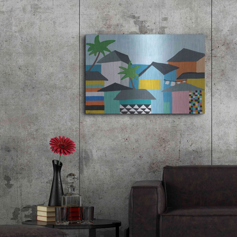 «Beachfront Property 3» par Jan Weiss, H 24 po x l 36 po