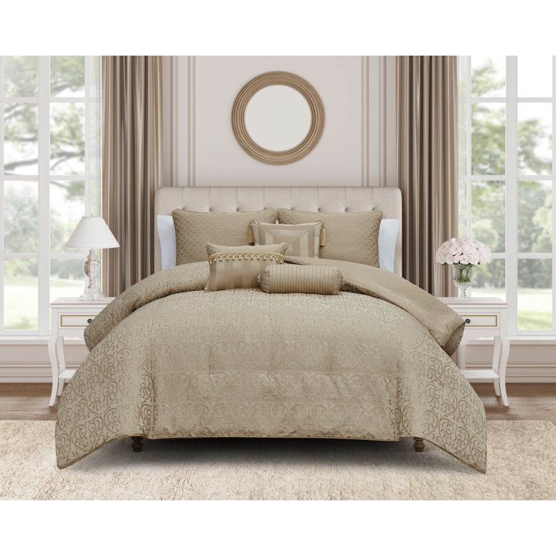 Anya 3pc King Comforter Set, King Comforter + 2 King Shams