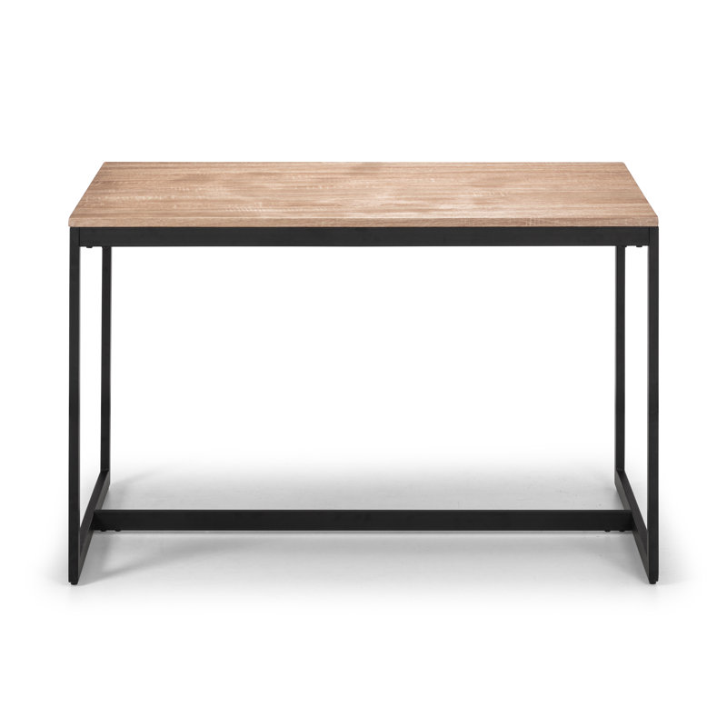 Criss Metal Base Dining Table, Sonoma Oak