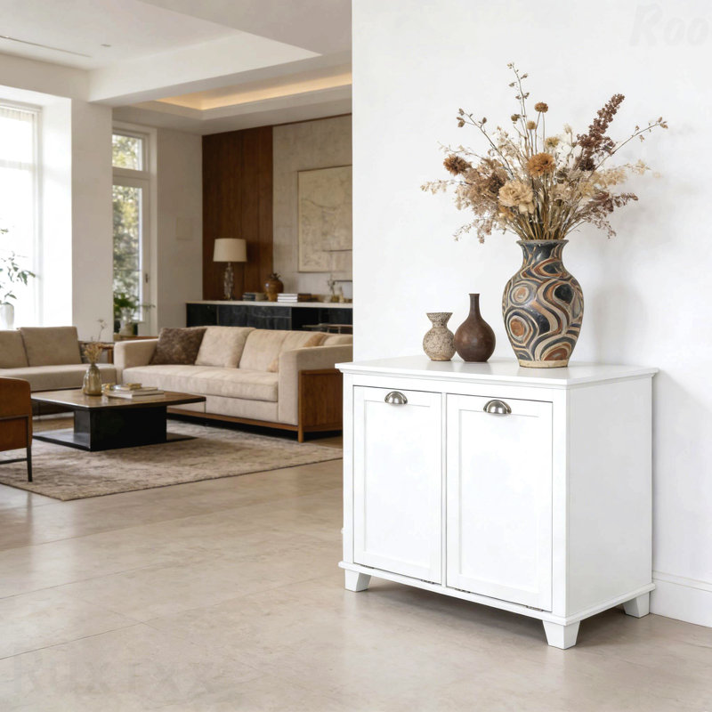 Armoire de rangement pour le plancher de la maison, Blanc