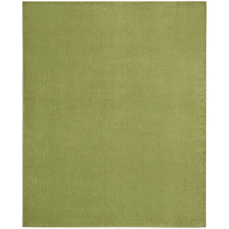 Nourison Essentials Green Indoor/Outdoor Area Rug