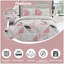Geometric Pattern Duvet Cover Set with Matching Pillowcases - Polycotton Fabric Machine Washable Bedding-592586652-592586624