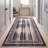 Uchisar Modern Distressed Solid Gray Black Machine Washable Non-Slip Low Pile Indoor Outdoor Pet Friendly Living Room Bedroom Dining Room Entryway Hallway Office Area Rug-1934715121