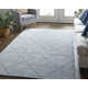 Kentoria Handmade Viscose Ivory/Silver Rug