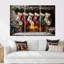 Chaussettes de Noël vertes - ensemble de décorations murales de Noël-107187160-107187171