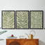 Driftwood Palm Leaf I - Toile tendue avec châssis sur mesure - 3 pièces-65391918-65391921