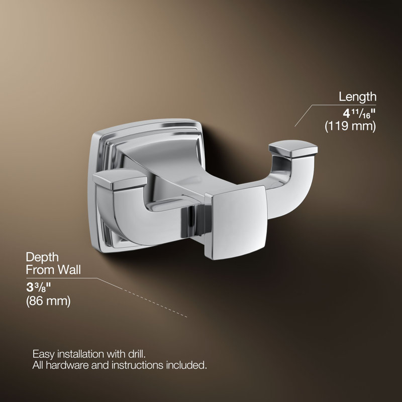 Wall Mounted Robe Hook, Chrome