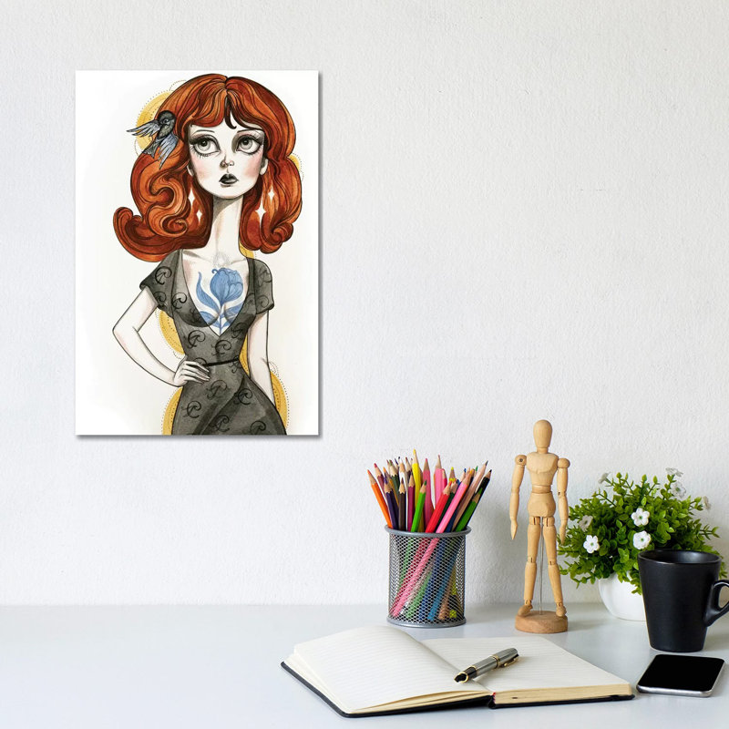 Felice by Sandi Calistro - Wrapped Canvas Gallery-Wrapped Canvas Giclée, 20.32 cm H x 30.48 cm W