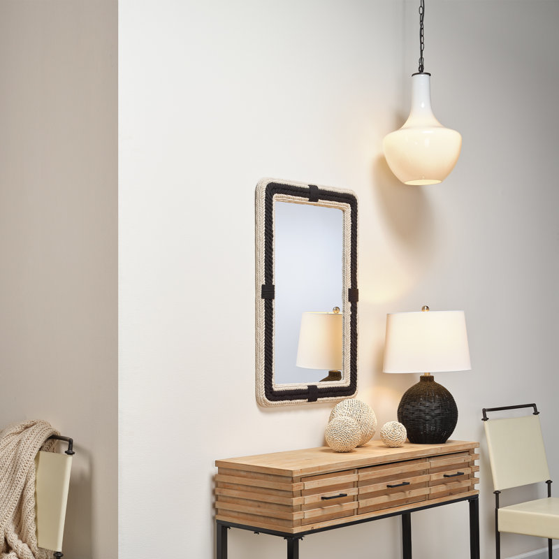 Mysaria Jute Rectangle Wall Mirror