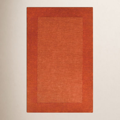Dolma Handmade Wool Orange Rug