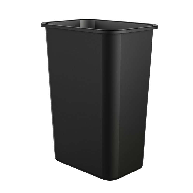 Poubelle en résine 10 gallons, Noir