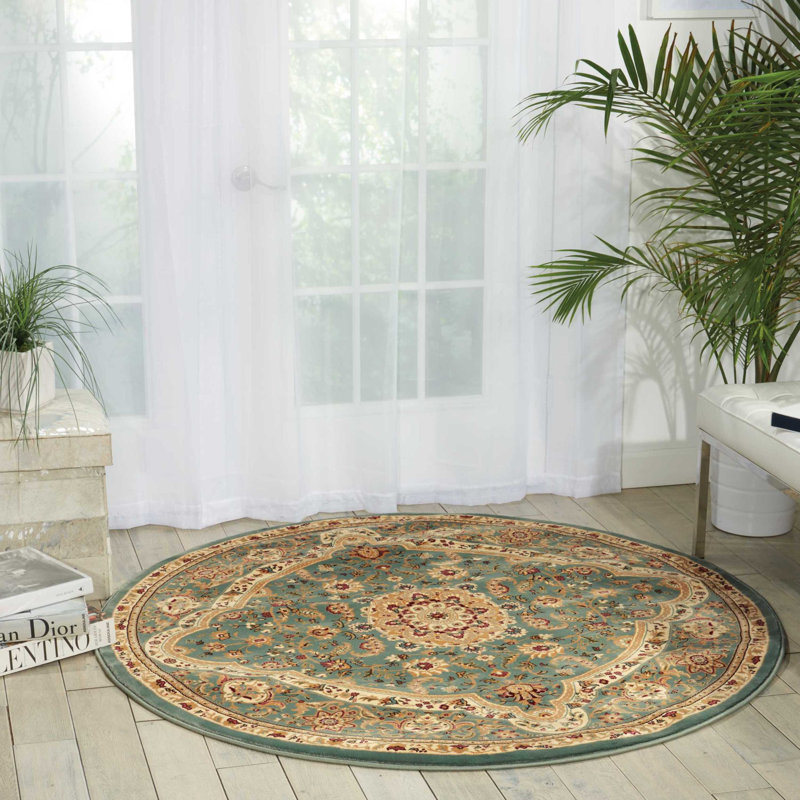 Chelchowska Oriental Indoor Rug, Round 7'10"