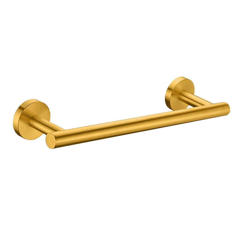 Barre à serviettes TB01-12 ", Or brossé, H 3,15 po x l 12 po x P 3,15 po