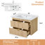 Ensemble de meuble-lavabo simple 24 po avec lavabo en céramique-2034822514-2034822512