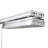 Sage Gray 10-Panel Double Rail White Panel Track Extendable 120"-218"W x 94"H, Panel width 23.5"
