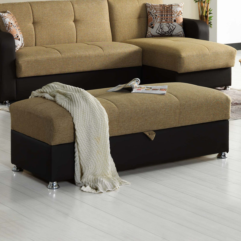 Repose-pieds Modern Living, repose-pieds en cuir