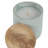 Freelon Decorative Scented Candle with Wooden Lid for Coffee Table Decor - Modern Candle Decor for Bookshelf, Bedroom, and Living Room Accent - 4"-115988736
