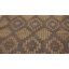 Vintage Tuareg Mat In Brown And Beige With Diamond Geometric Patterns