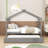 Wood Daybed with Twin Size Trundle, Legs and Slats-824170363-824170336