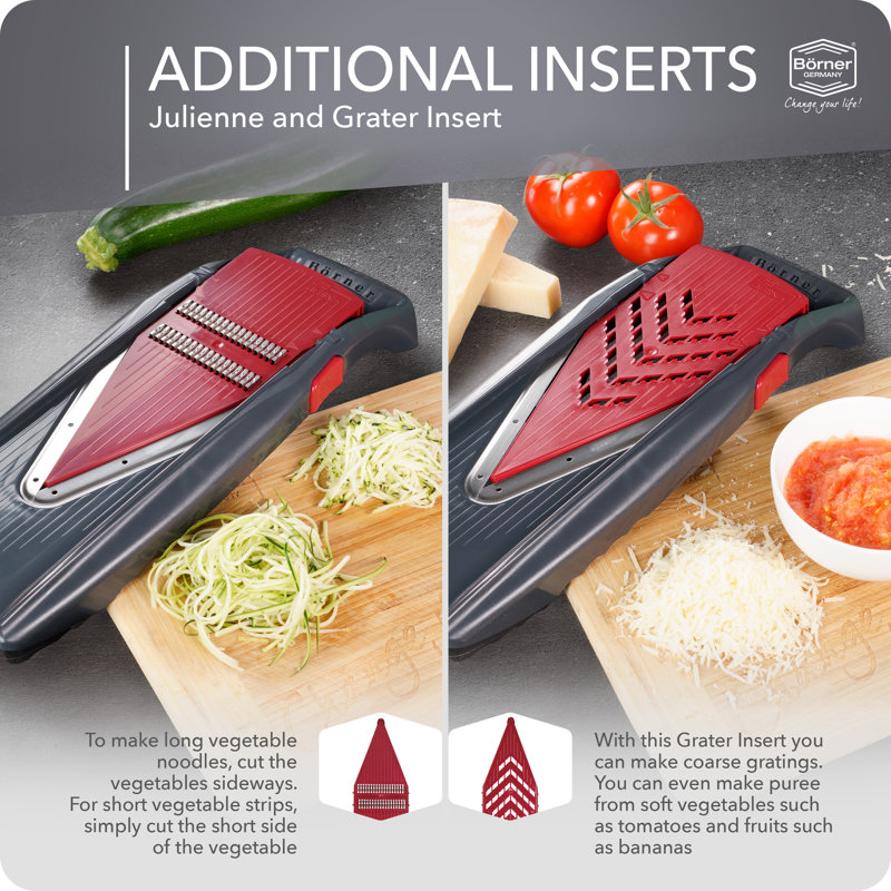 Borner Vital Mandoline, Professional Set