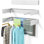 Laundry Drying Rack Collapsible, Wall Mounted, Clothes Drying Rack, 31.5" Wide