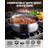 Cooks Standard Professional 4 Quart Stainless Steel Sauté Pan with Lid, Deep Frying Pan Chef’s All Purpose Skillet with Cover, Dishwasher & Oven Safe, Compatible with All Stovetops