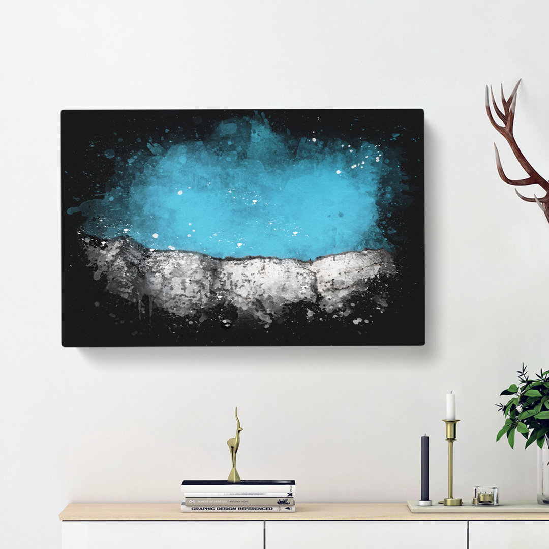 Looking Up at the White Cliffs of Dover - Wrapped Canvas