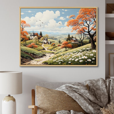 " Countryside Early Spring Landscape I "