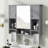 Wall Mounted Bathroom Storage Cabinet With Mirror And Towels Bar-501484224