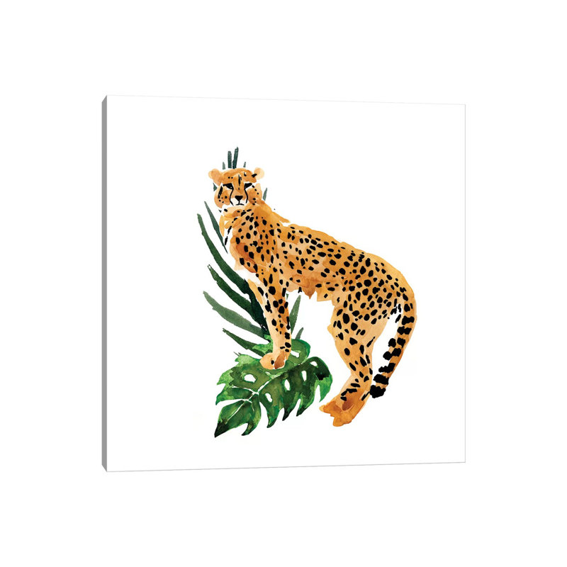 Cheetah Outlook II by Annie Warren - Wrapped Canvas Print, 30.48 cm H x 30.48 cm W