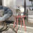 Round Metal Outdoor Side Table-1875665334