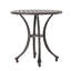 Table d'appoint d'extérieur en aluminium