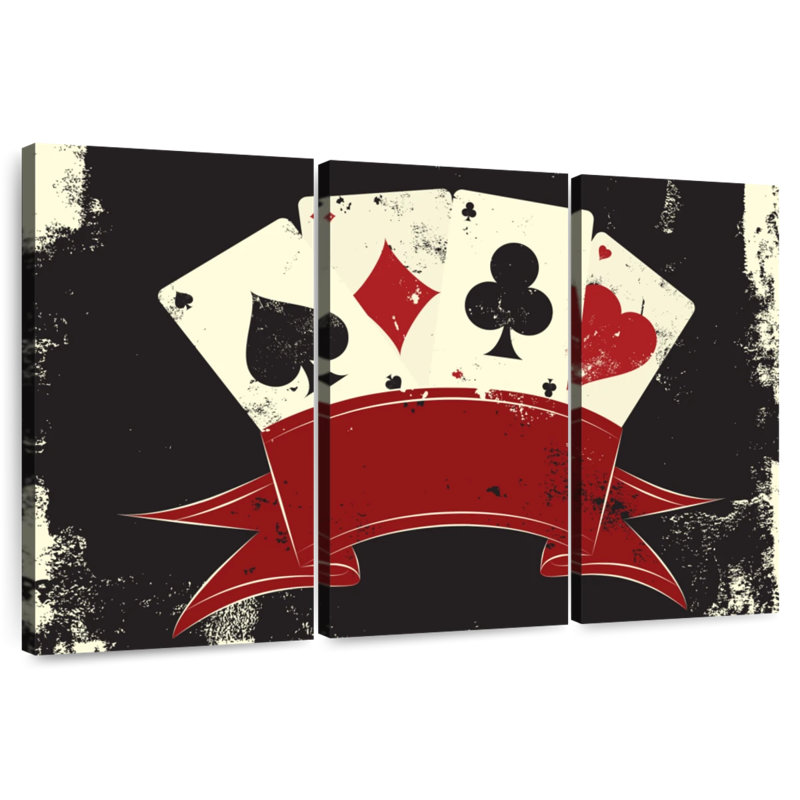 Emblème du casino de Senne, H 48 po x l 74 po