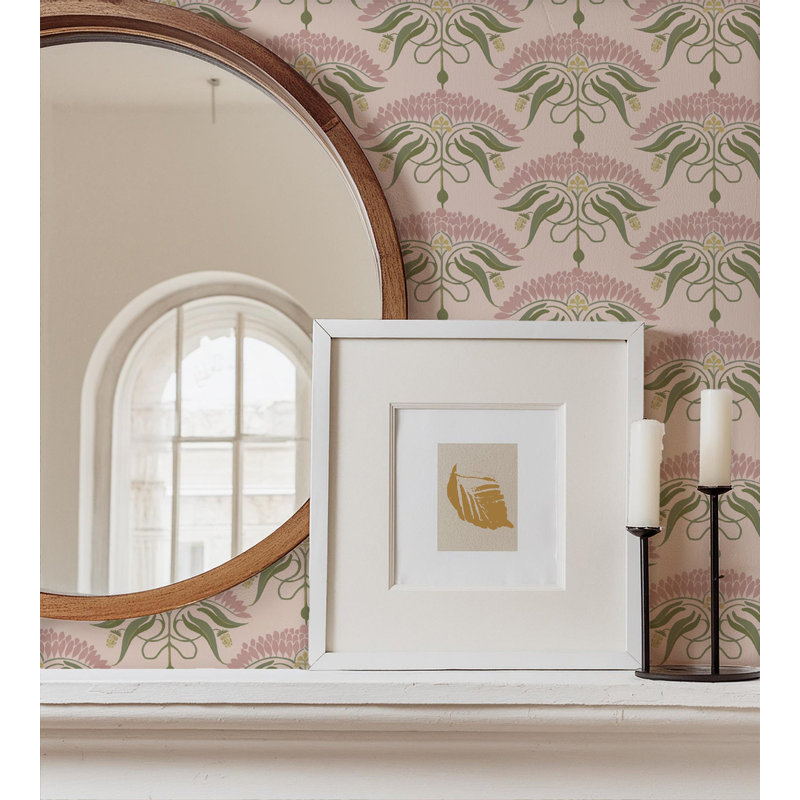 Fleur de Réve - Petal Pink Floral Wallpaper