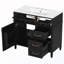 Meuble-lavabo autoportant avec tiroirs et tablette-823439217