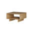 Sled Coffee Table with Storage Modern Square Design with Open Compartment-94718827-94718828