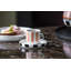 Villeroy & Boch Memphis Collection Espresso Cup Multicolored, Premium Porcelain, Made in Germany, Dishwasher and Microwave Safe, Cup for Espresso, Iconic Design, Geometric Pattern in White, Orange and Black