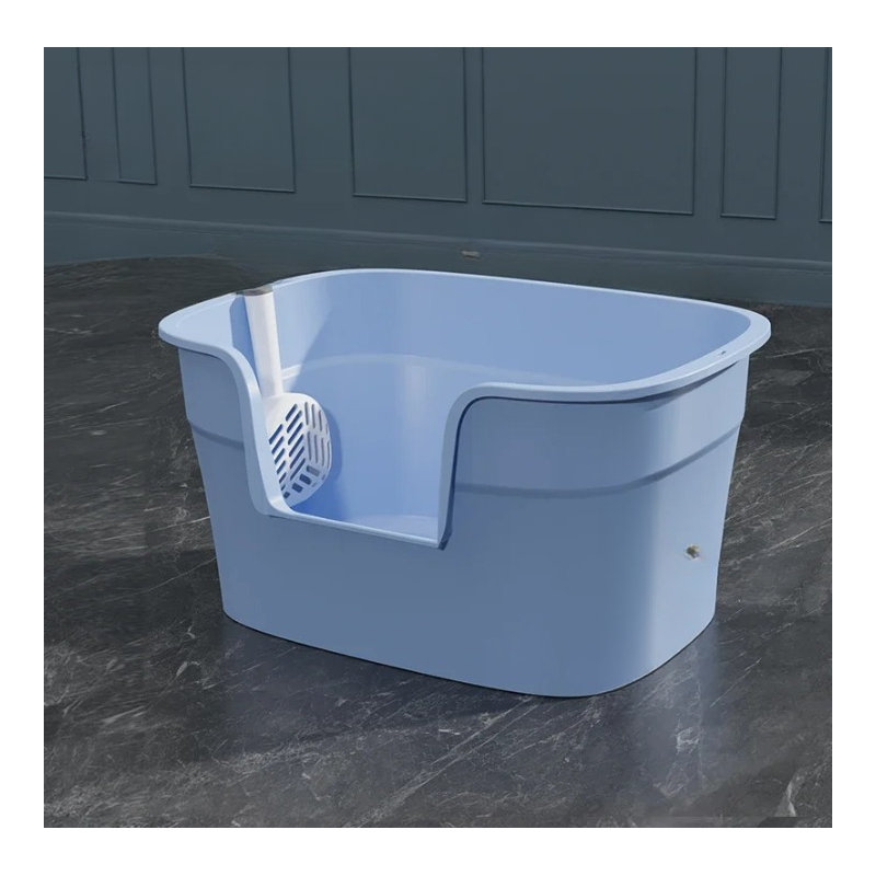 Gower Plastic Litter Box, Blue