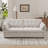 90"Wide 3 in 1 Sofa Bed with Adjustable Backrest, 3 Seater Recliner and USB Charging for Living Room,Beige-120843440