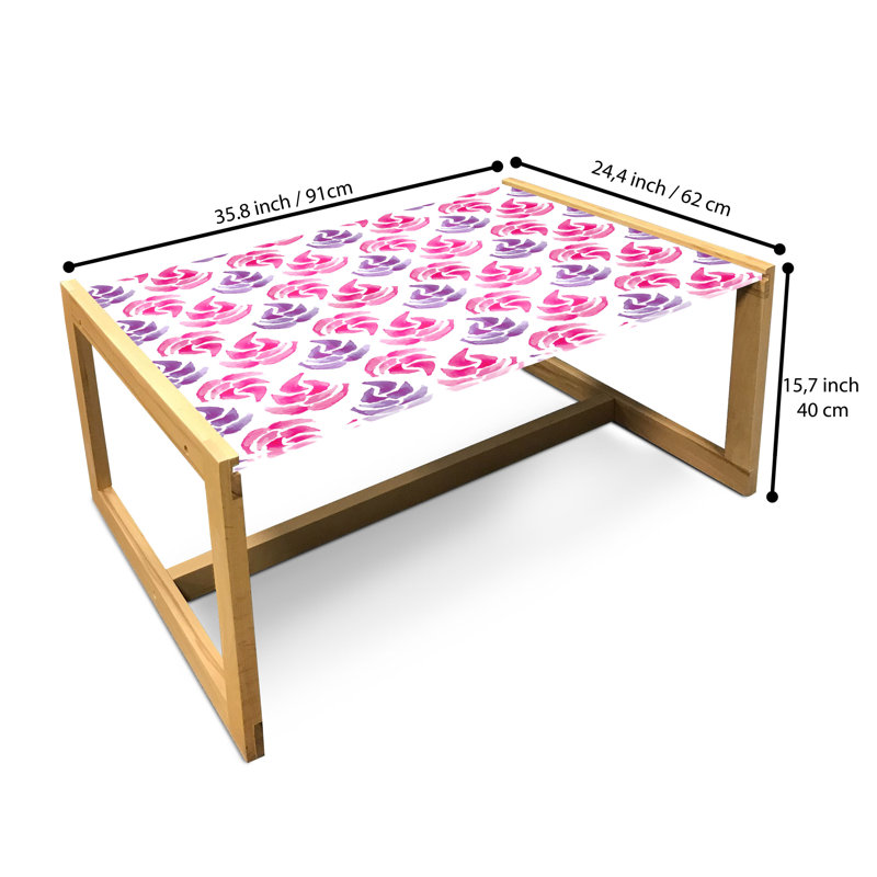 Table basse East East Home, H 15,75 po x L 35,83 po x l 24,4 po
