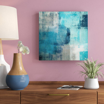 «Meditation in Blue», reproduction d'art sur toile tendue