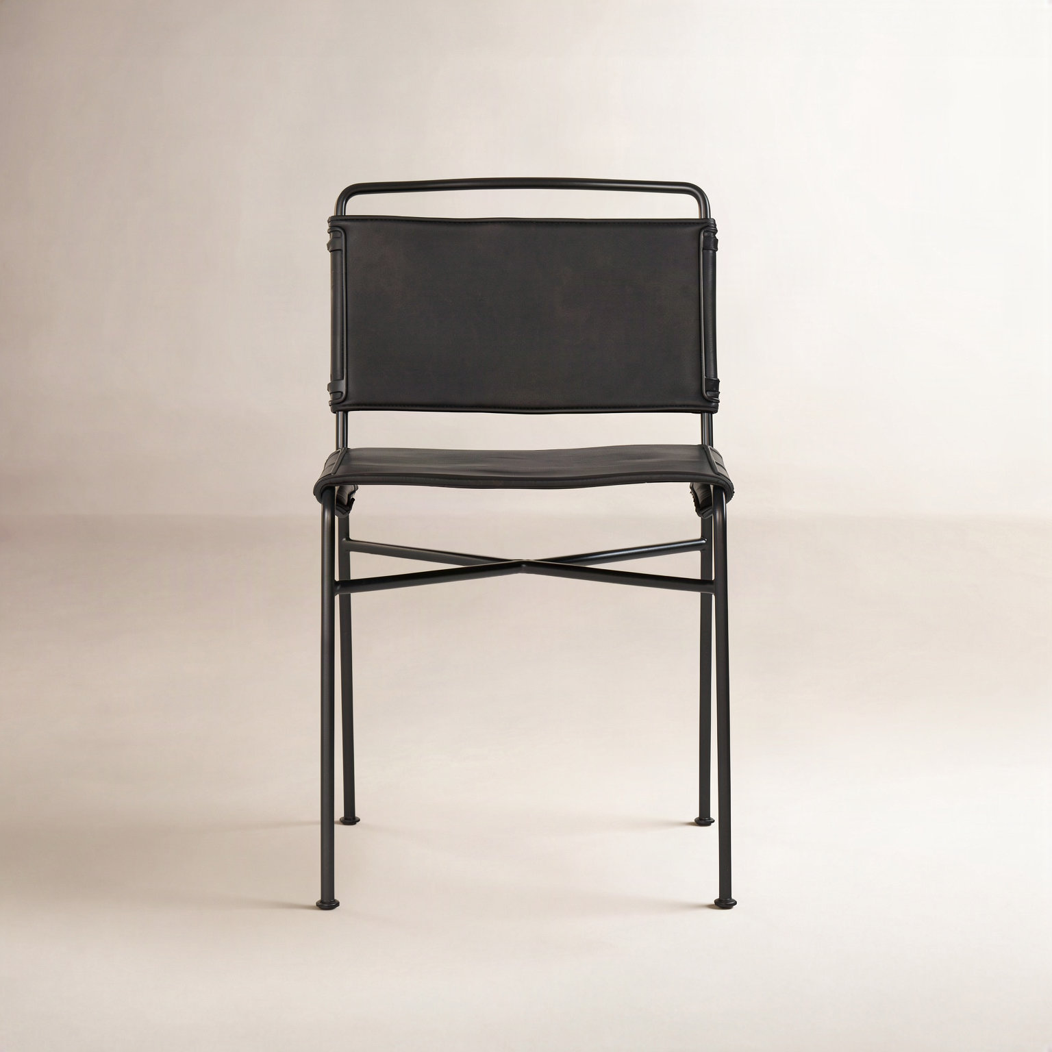 Loralee Dining Chair, Distressed Black