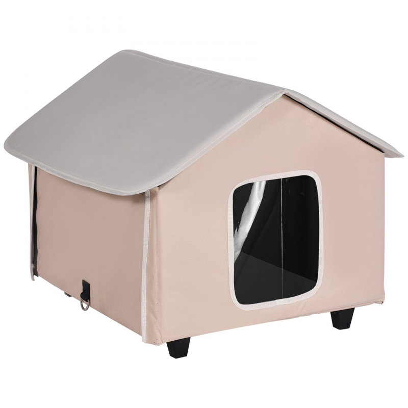 Abri pour chat surélevé chauffé pour chat
