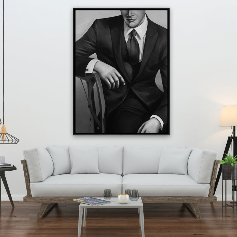 Homme d'affaires, reproduction sur toile