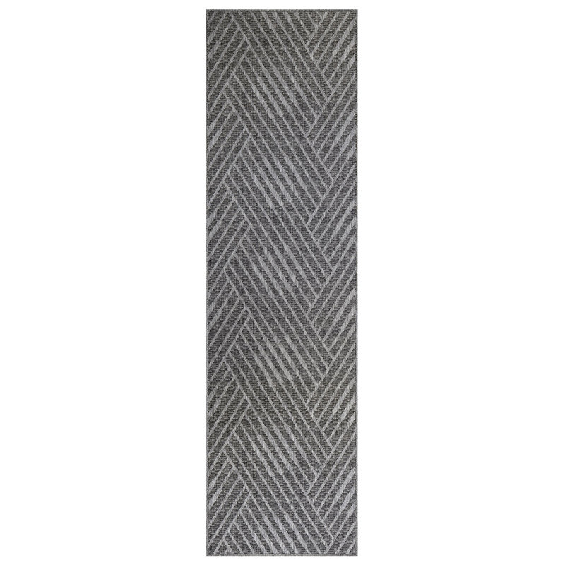 Tapis intérieur / extérieur Jianni, Tapis de couloir 2 pi 4 po x 8 pi