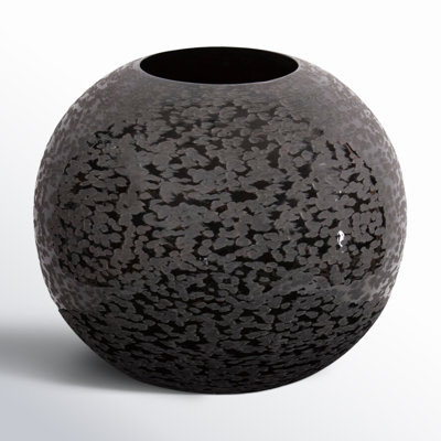Erman Black Metal Table Vase