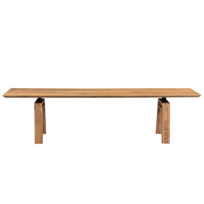 Banc en bois massif Waxman