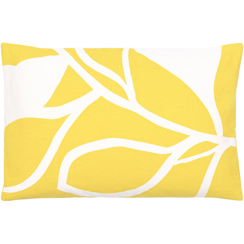 Abstract Down Throw Pillow, 20" x 20", Mustard/Beige