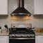 30-in 343-CFM Convertible Black Stainless Steel Wall-Mounted Range Hood