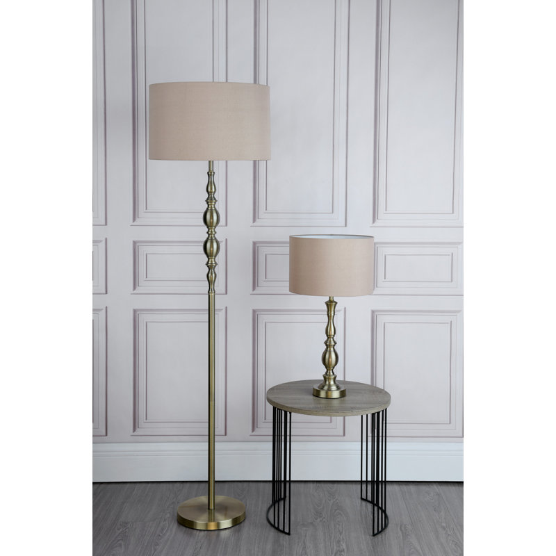 Madrid Metal Lamp, Antique Brass
